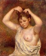 Pierre Auguste Renoir Woman Arranging her Hair France oil painting artist